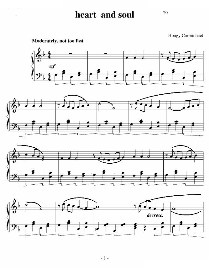 heart and soul（超人归来、咖啡王子一号店插曲）