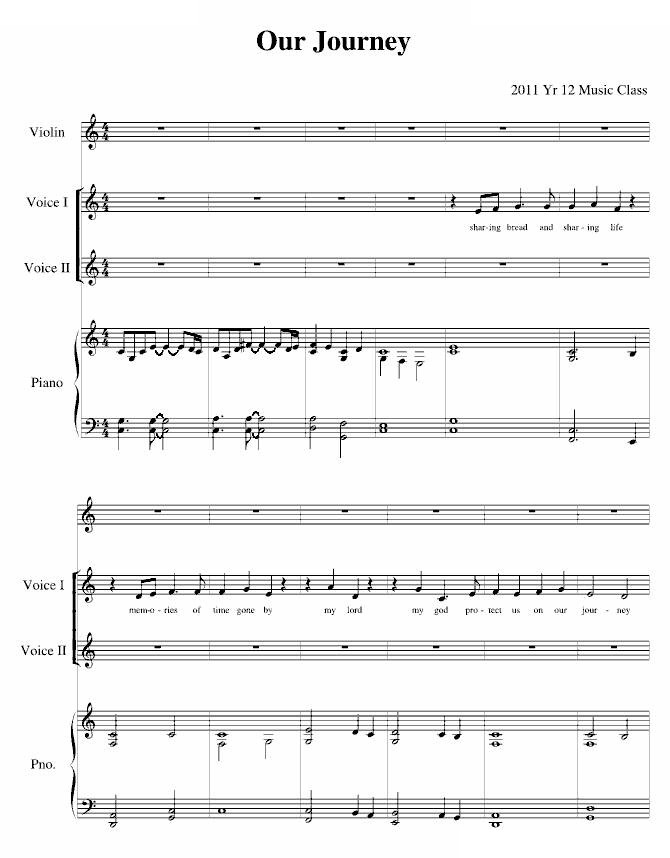 Our Journey（毕业典礼Mass歌曲）