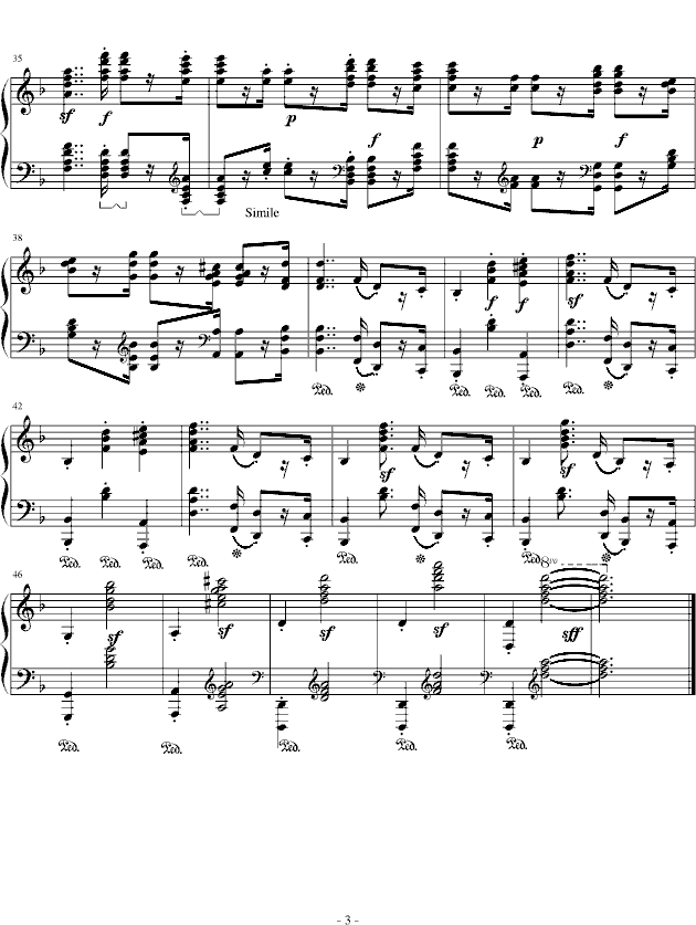 Etude in D minor