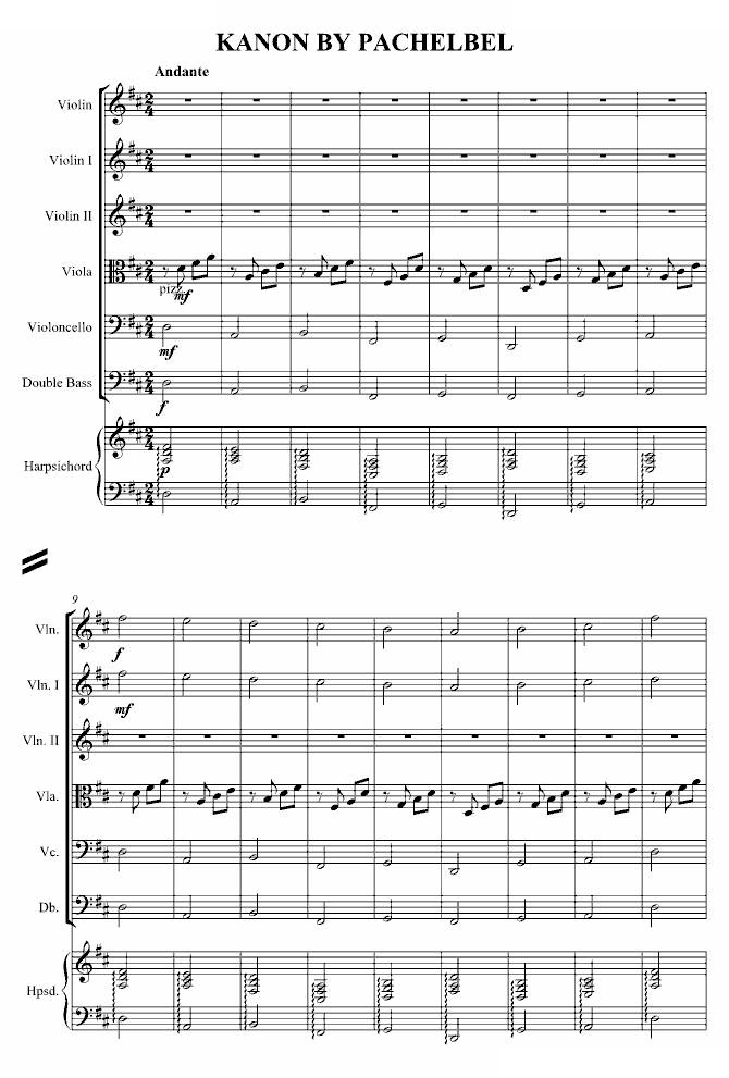 卡农交响曲
