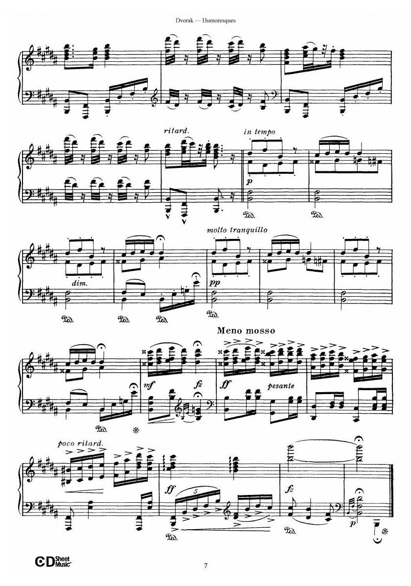 Dvorák_op.101_8_Humoresques