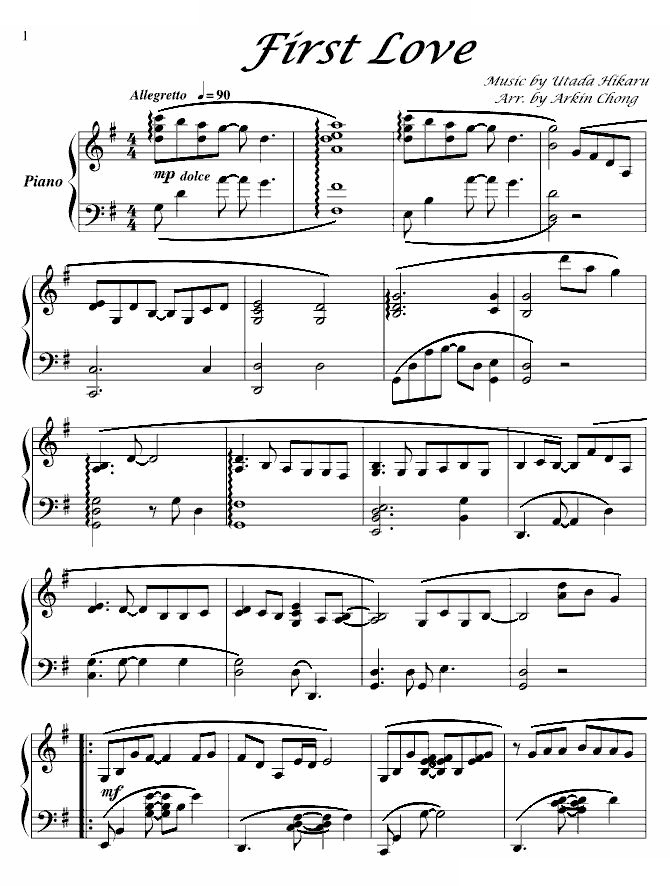First Love（魔女的条件主题曲）