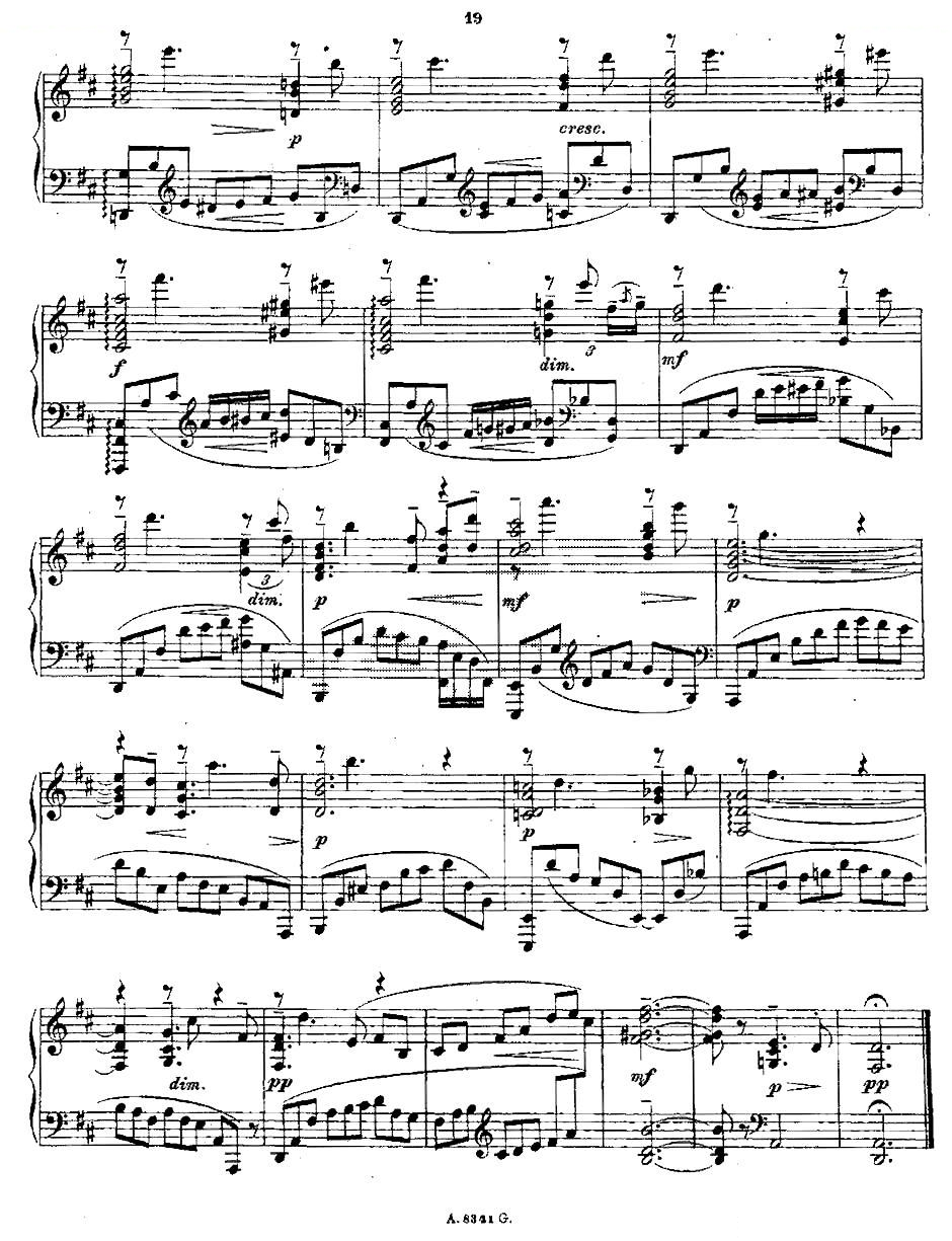 10首前奏曲之四（Rachmaninoff 10 Preludes, Op.23）