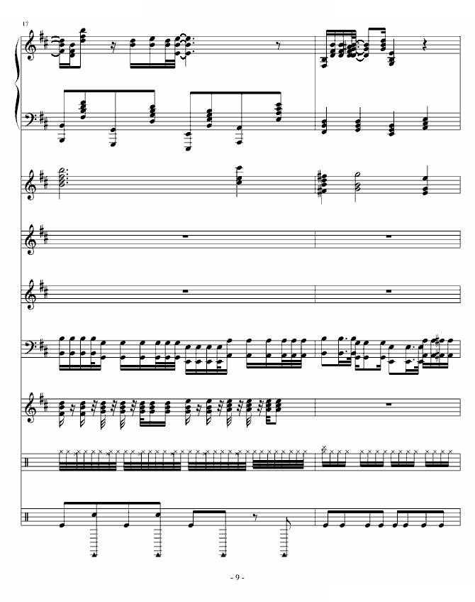 Moi Lolita(钢琴混音版总谱)