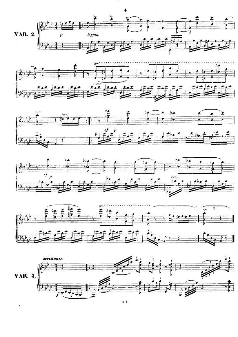 Czerny op.12 Variationen