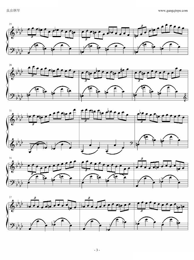 肖邦练习曲14