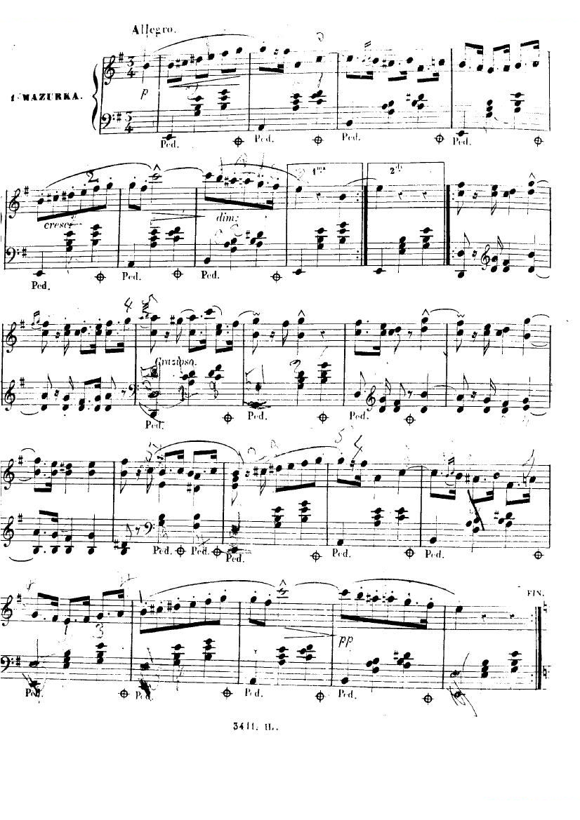 Gutmann Adolf Deux mazurkas opus 9