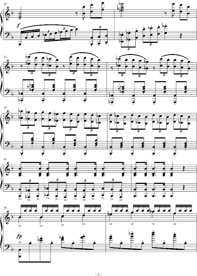 Etude in d Minor
