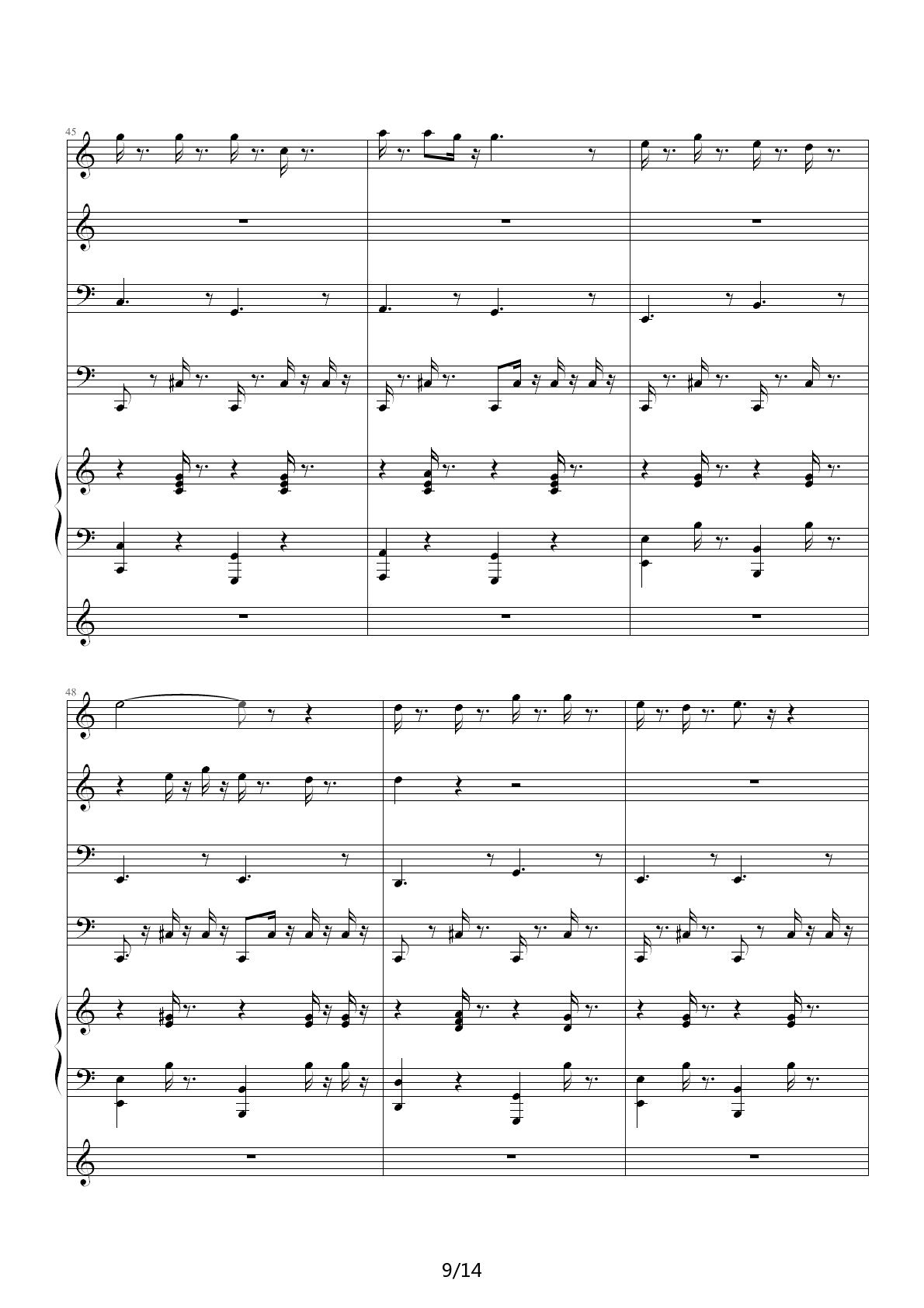 演出级作品拍拍小手 C调