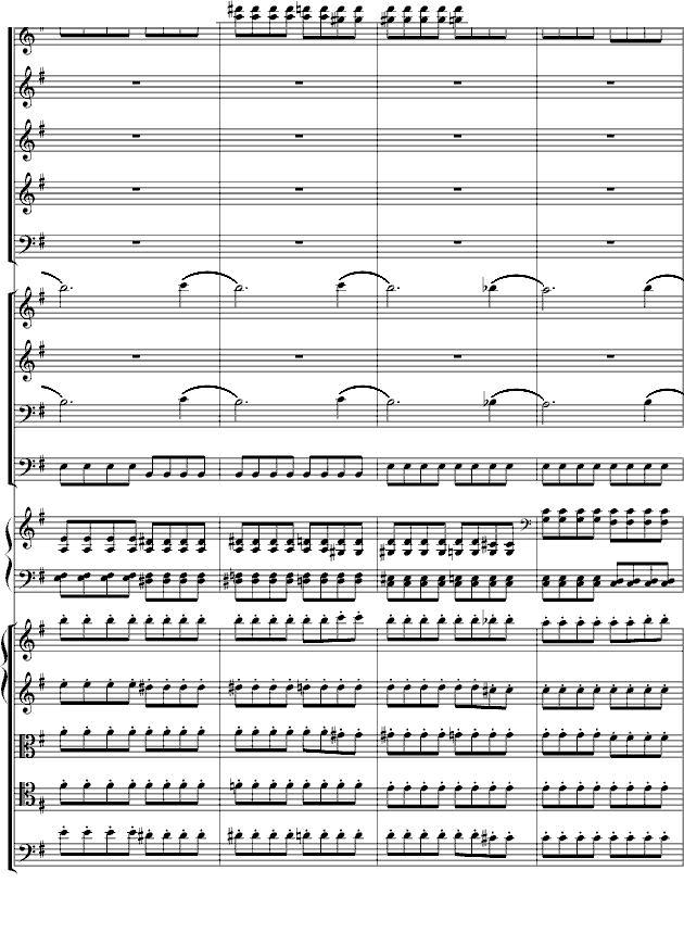 交响乐版E小调前奏曲