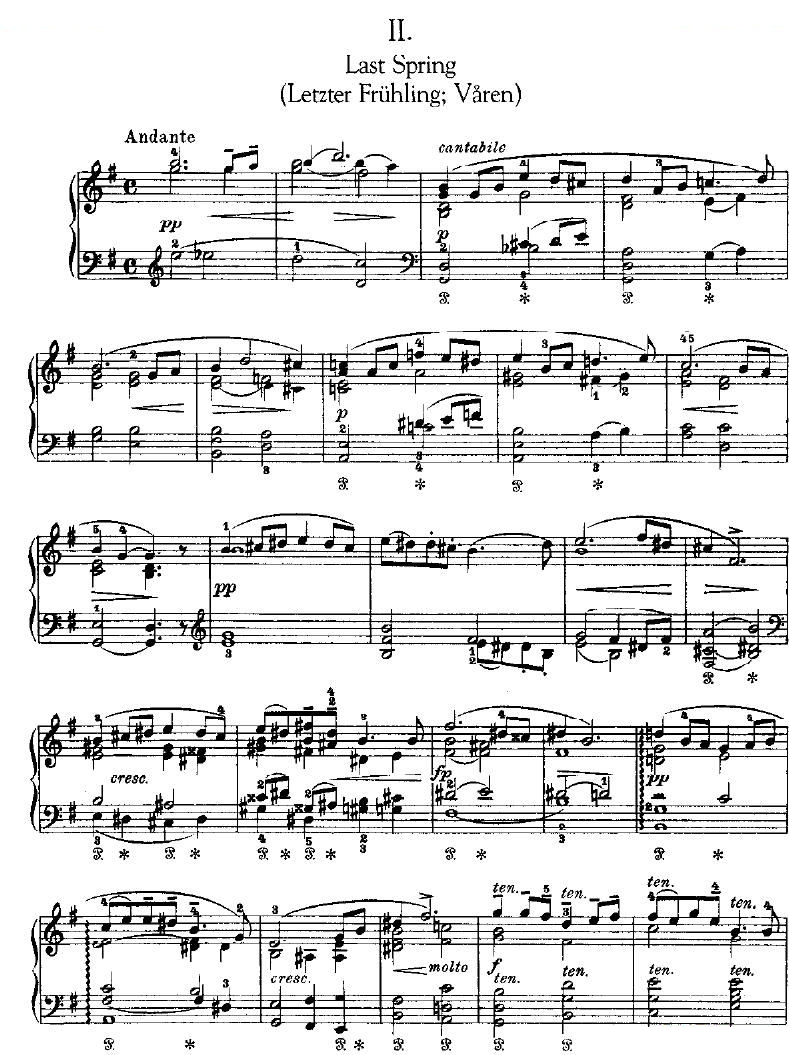 Two Elegiac Melodies op 34