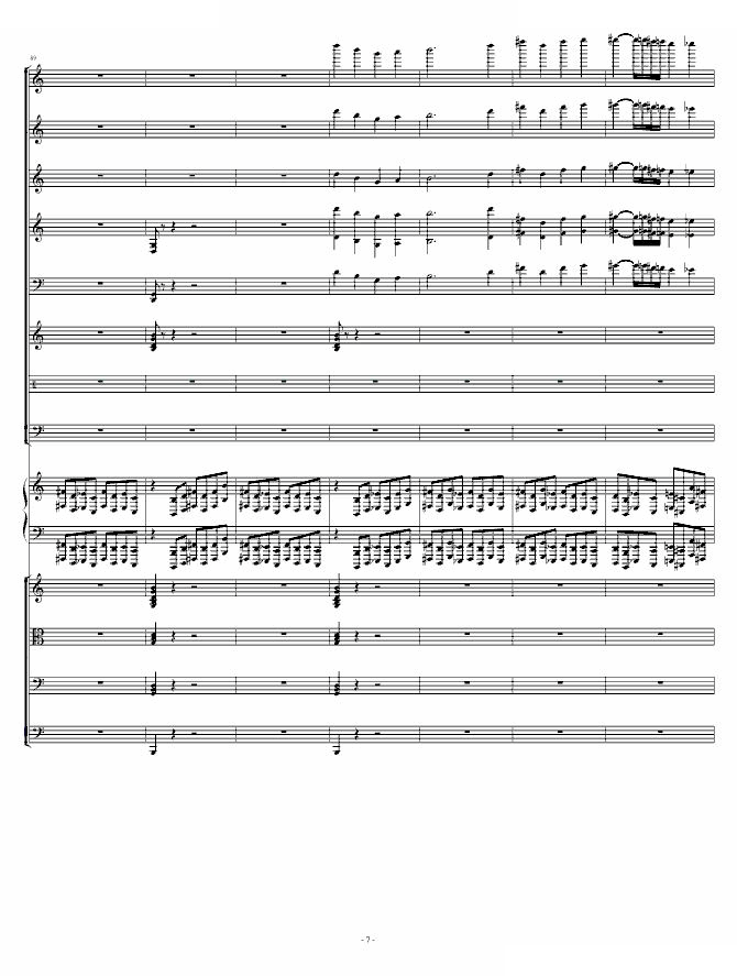肖斯塔科维奇第二钢琴协奏曲第一乐章
