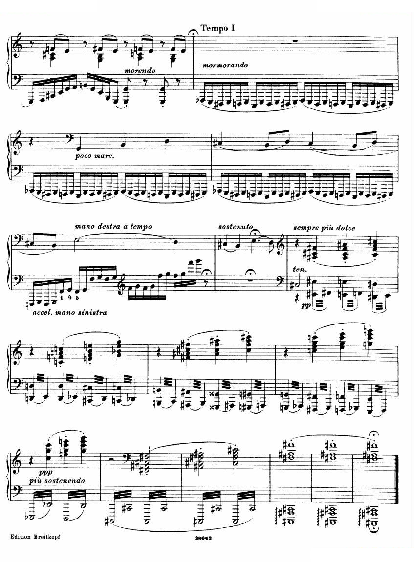 Busoni[1]. Elegy No. 1
