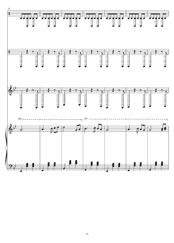 爱的圆舞曲（总谱）