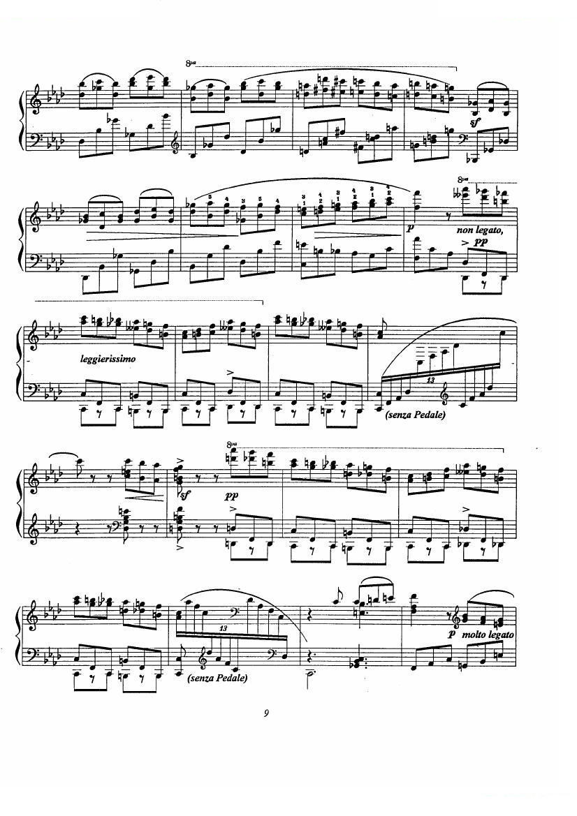 Etude No. 9 (D’après Rossini)
