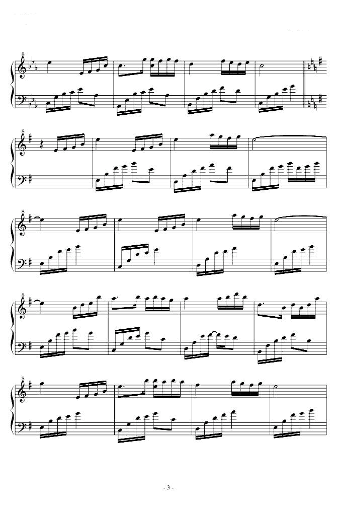 夜的钢琴曲 修改版
