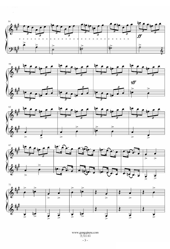 卡巴列夫斯基-练习曲