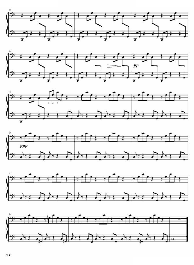 夜曲第一首（四手联弹）