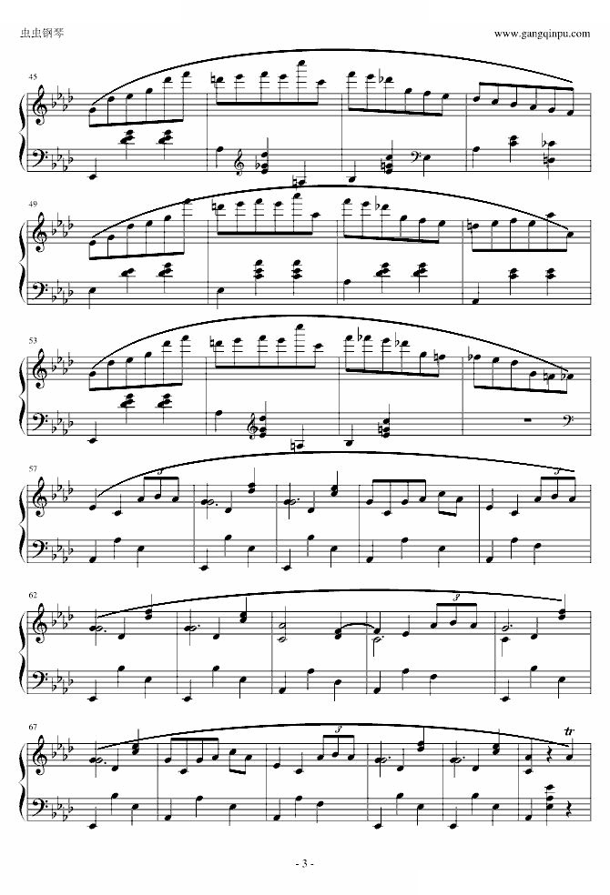 降A大调圆舞曲