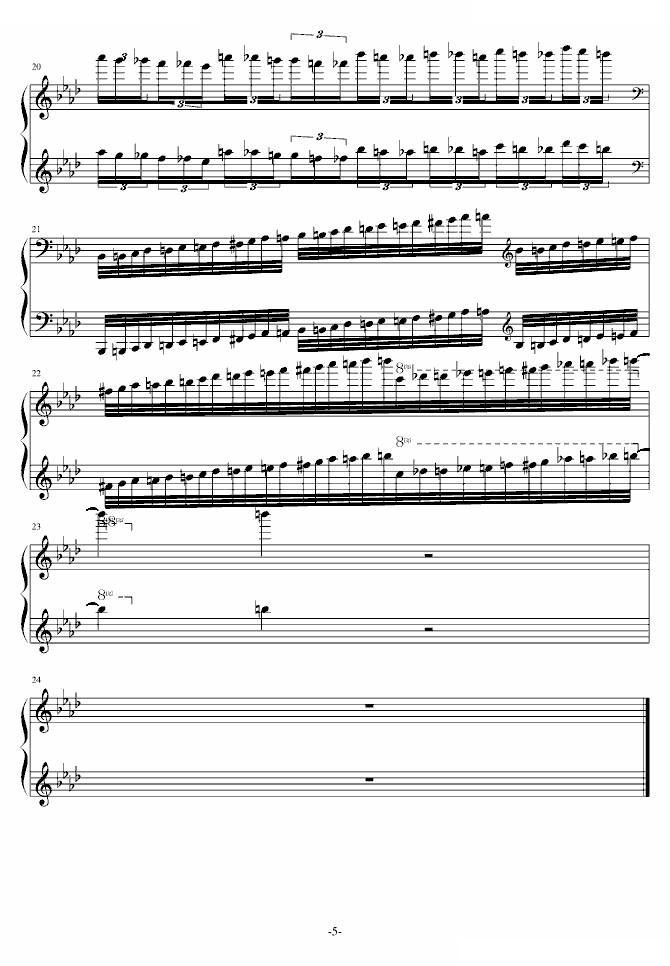半音阶神经病练习曲