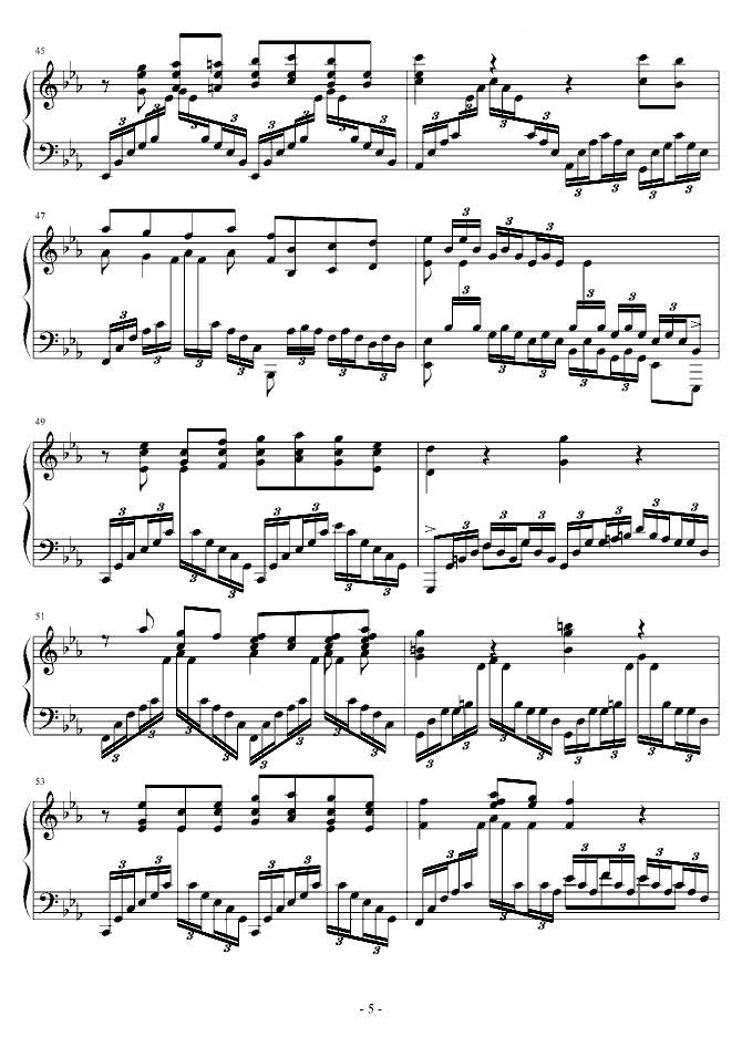 降E大调随想曲