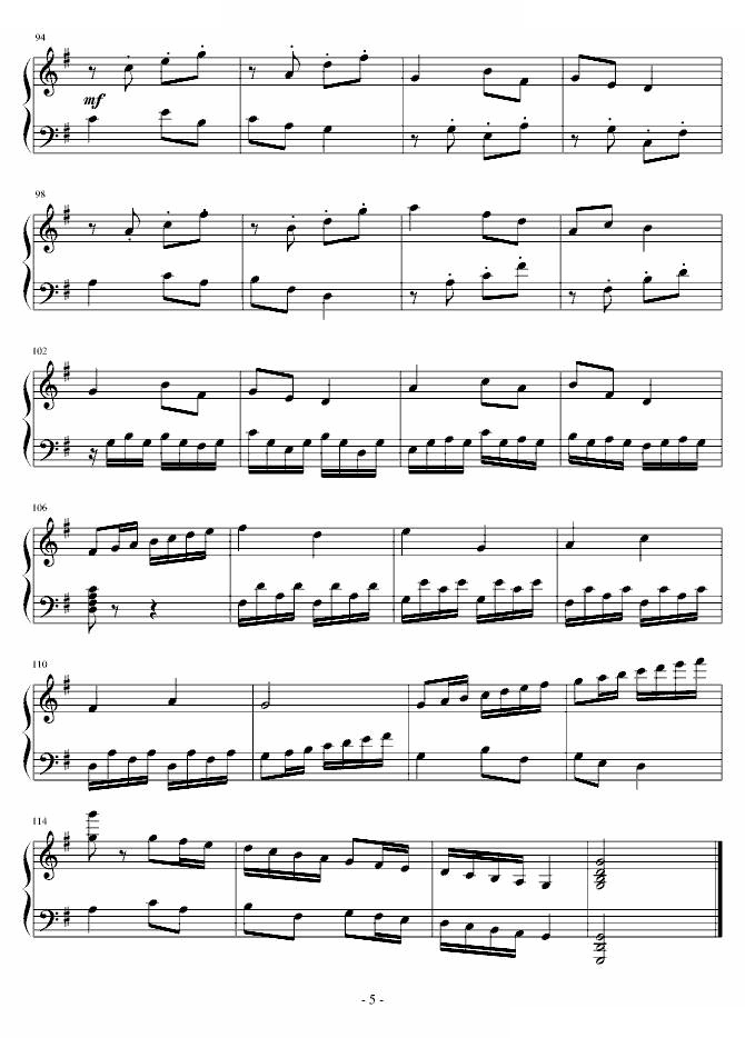G大调古典回旋曲