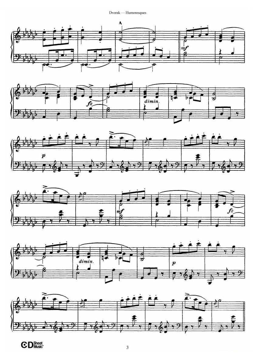 Dvorák_op.101_8_Humoresques