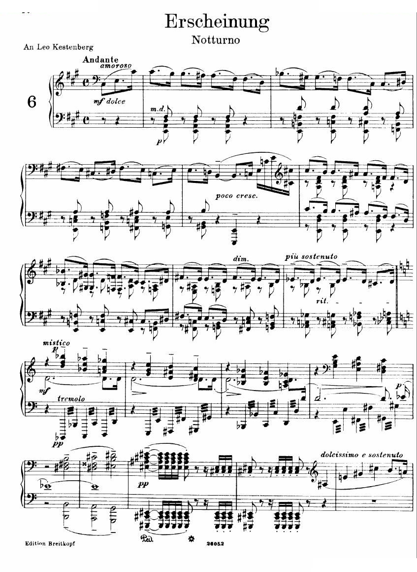 Busoni[1]. Elegy No. 6