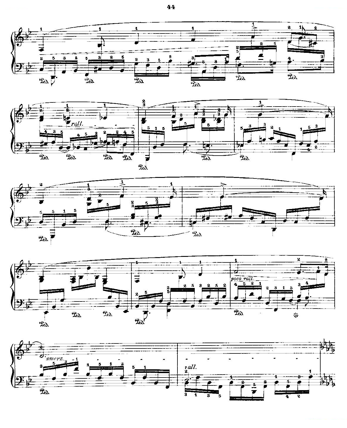肖邦练习曲Fr.Chopin Op.25 No5-2