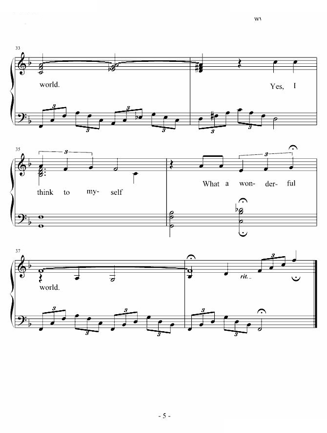 经典布鲁斯—What A Wonderful World