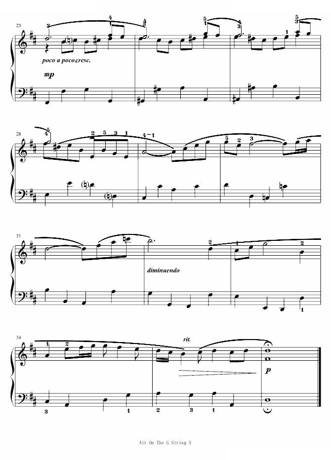 Air On The G String(G弦之歌)
