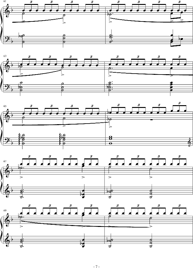 Etude in d Minor