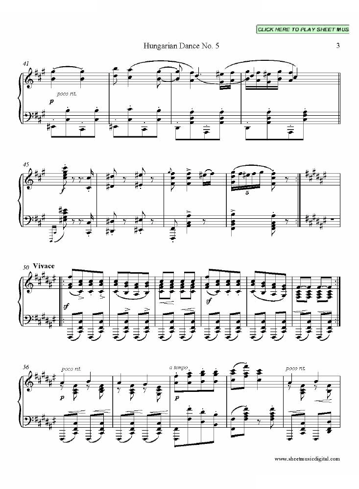 Hungarian Dance no.5