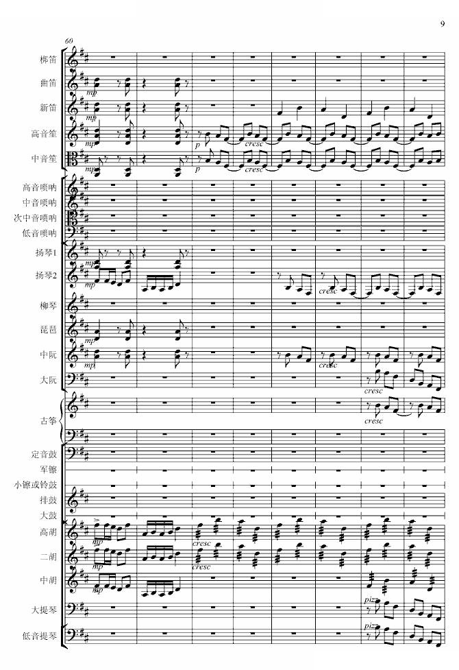 春节序曲（专业总谱）
