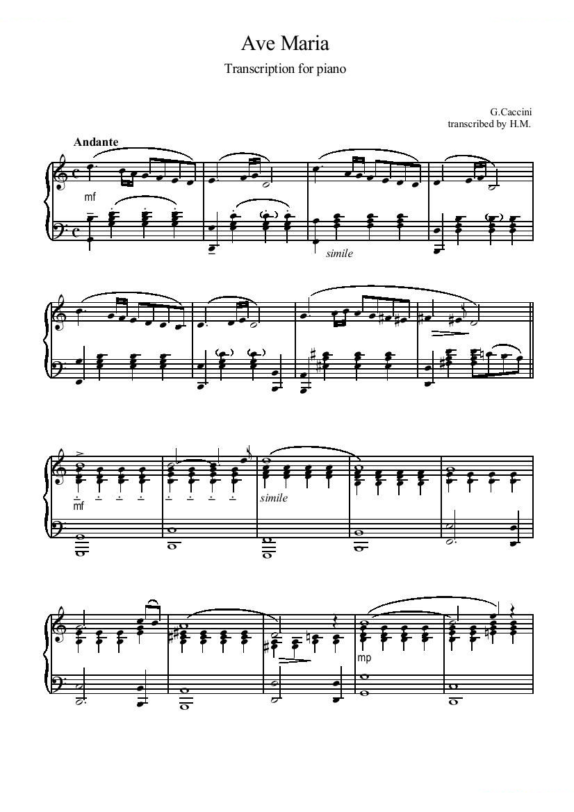 caccini-giulio-ave-maria-transcription
