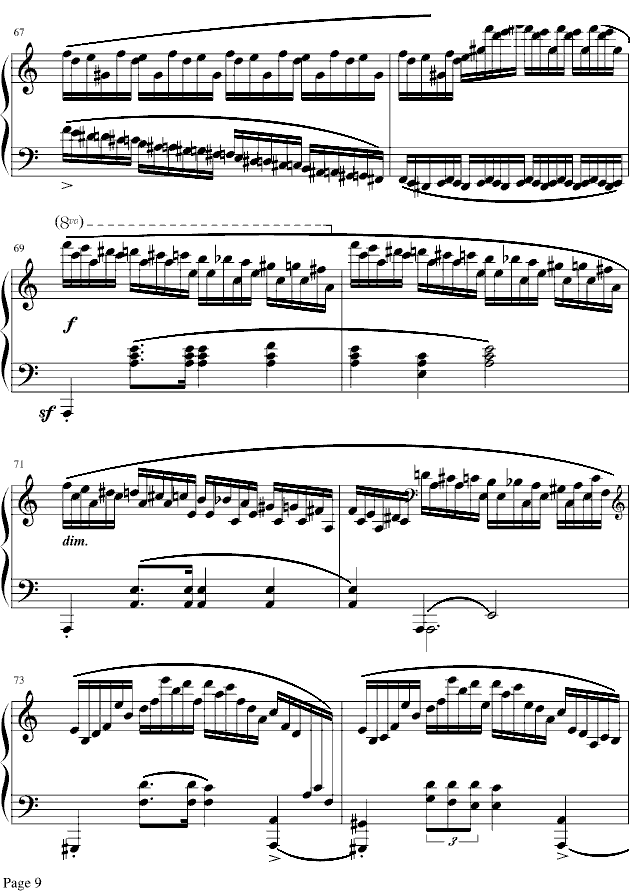 肖邦冬风练习曲