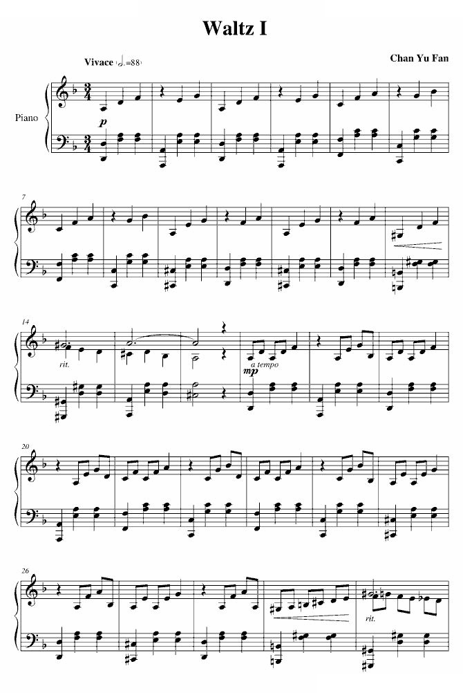 即兴圆舞曲1号