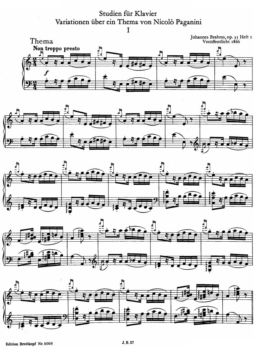 Paganini Vars. 1