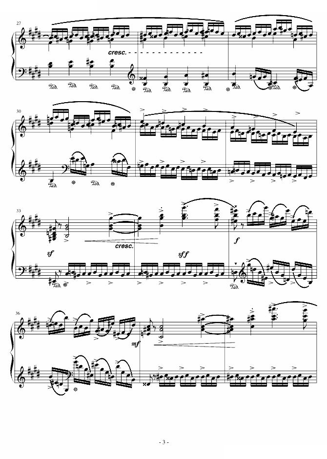 练习曲Op.10 No.4(原版）