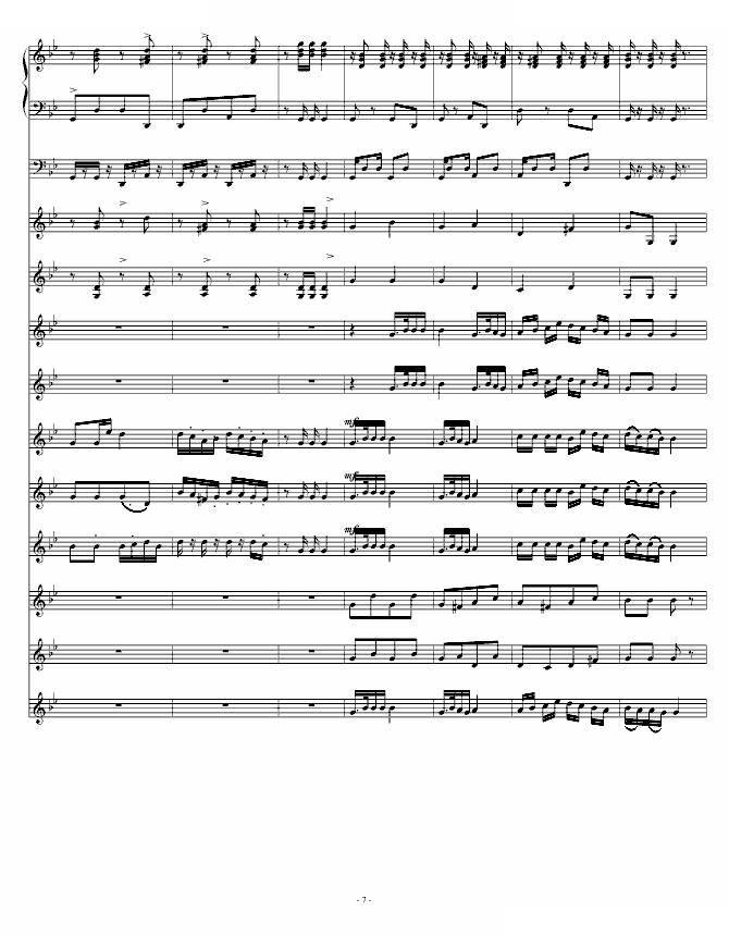青春舞曲（学校常用的器乐合奏版）