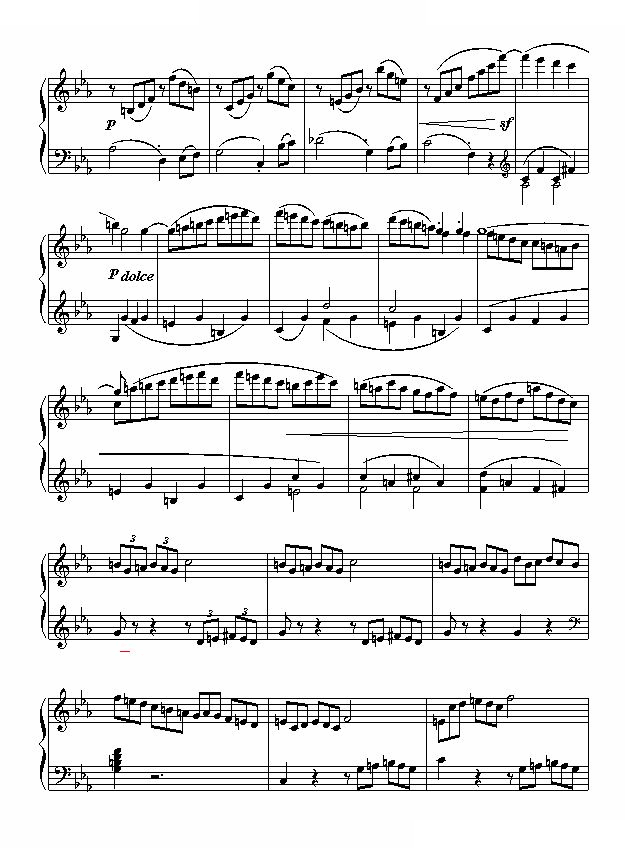 悲怆奏鸣曲第三乐章