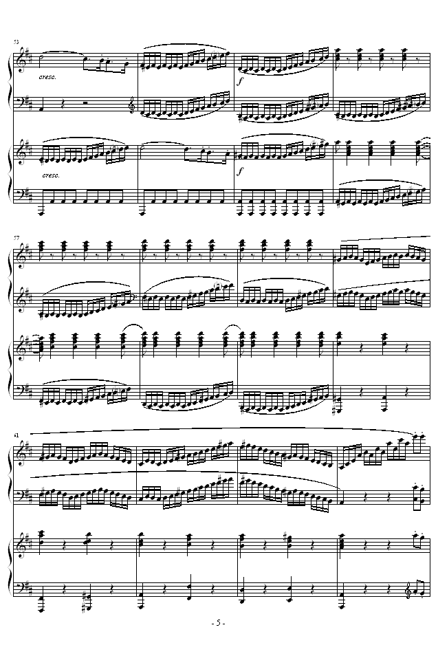D大调双钢琴奏鸣曲K448第一乐章