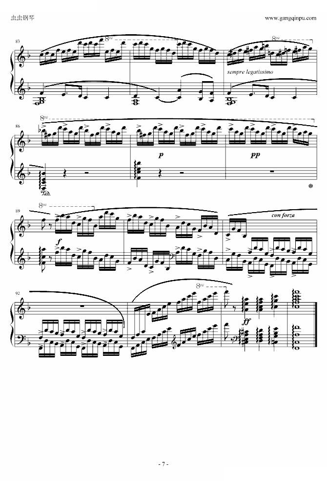 肖邦练习曲8