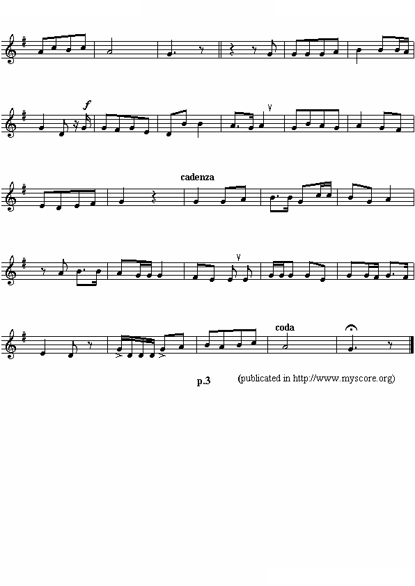 卢旺达国歌（Arfica Anthen sheet music:Rwanda）