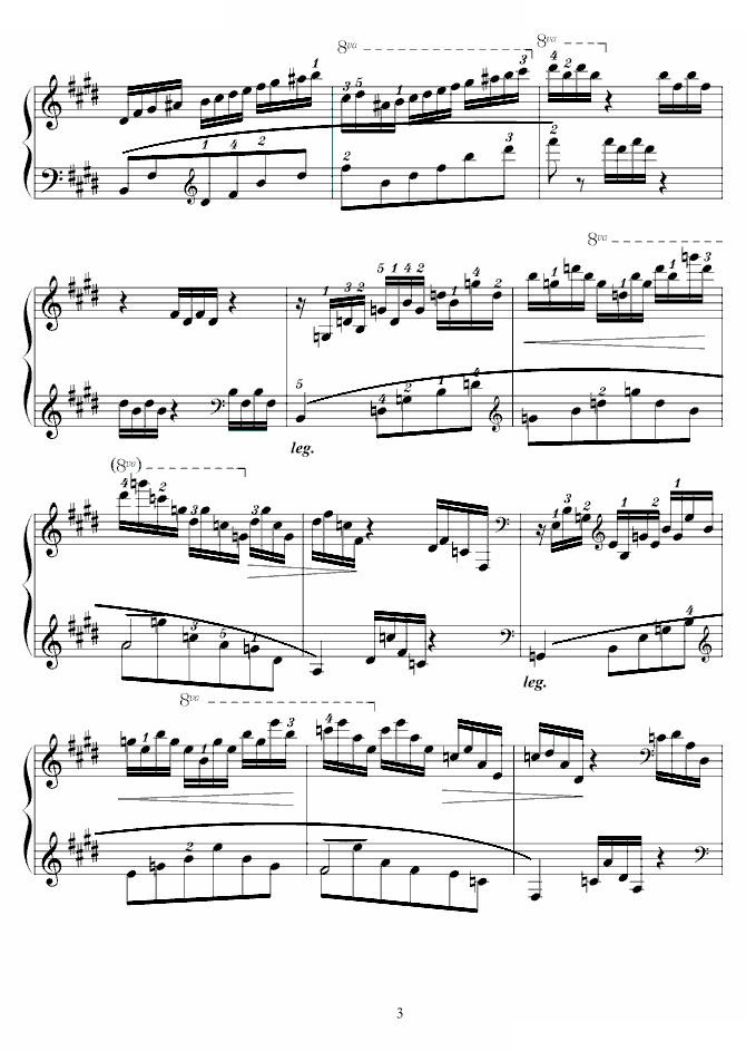练习曲Op.72 No.1