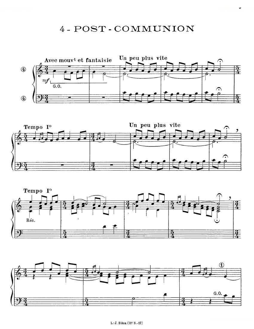 Alain, Albert -15 Pieces (organ)