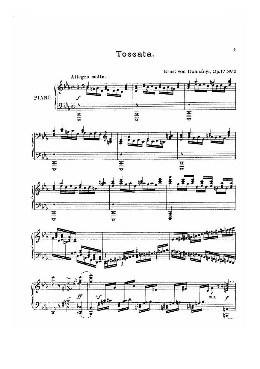 Dohnanyi_17-2_5 Humoresken_Toccata