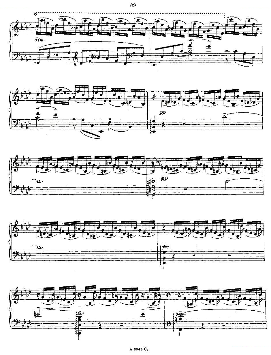 10首前奏曲之八（Rachmaninoff 10 Preludes, Op.23）