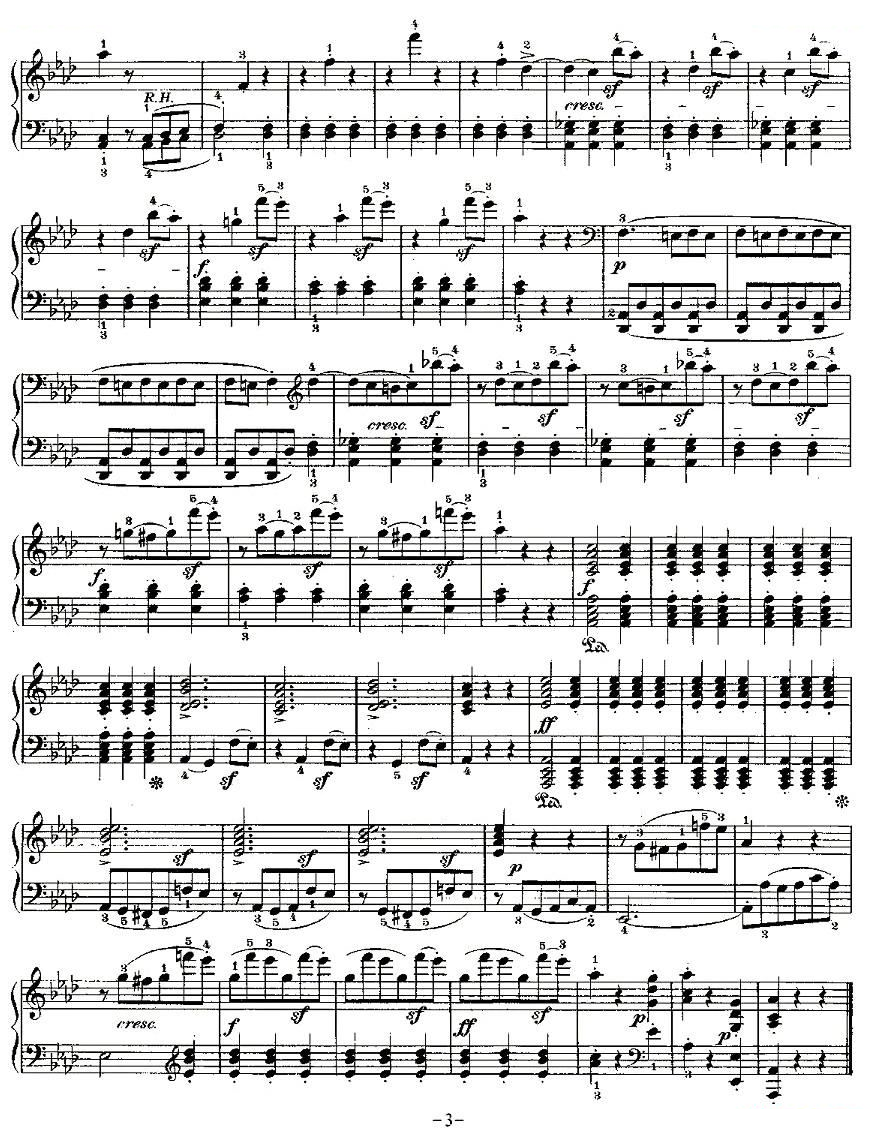 贝多芬钢琴小品（Bagatelles）Op.33 之七