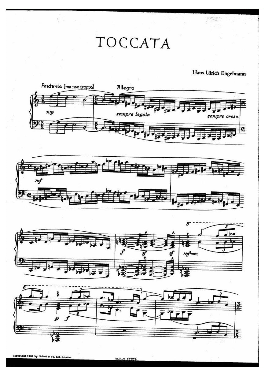Engelmann Toccata